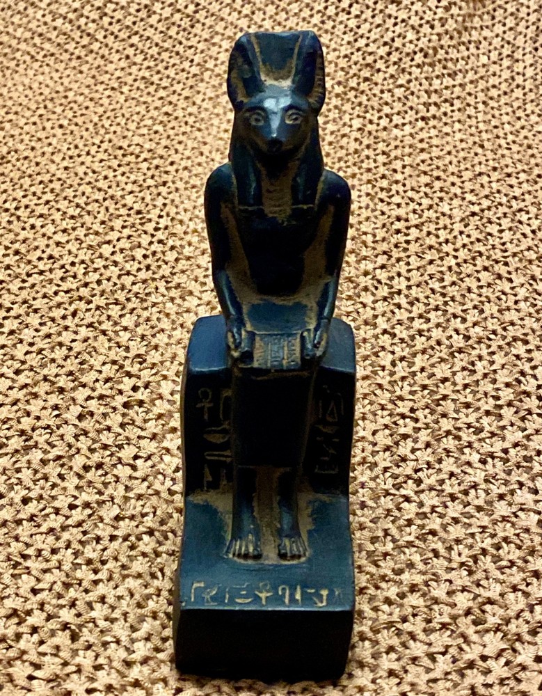 Amazing Commemorative Ancient Egyptian God Anubis Seated Statue With Glyphs SALE