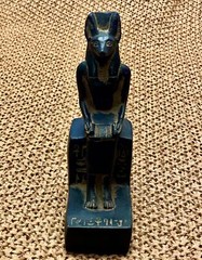 Amazing Commemorative Ancient Egyptian God Anubis Seated Statue With Glyphs SALE