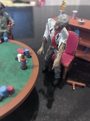 HAMILTON DEAD MANS HAND CRYPT POKER COLLECTION SKELETONS BAR/TABLE