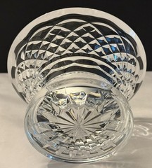Waterford Crystal Glass Arklow Pattern Decorative Footed Trinket Candy Bowl