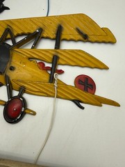 Vintage Set of Metal Diecast Airplanes Collectible Decor Wall Art 1975 by HOMCO