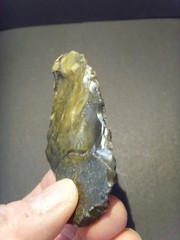 Lower Paleolithic – fine unifacial Acheulean scraper. c.450,000+ BP.