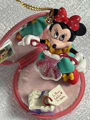 Enesco Ornament 1990s Minnie’s Merry Christmas Compact Mickey Mouse Disney
