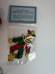 Vintage Junk Drawer Lot Clown Jet Balls Taiwan Keychains Novelty Toys 17 Pc OOAK