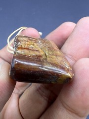 Rare Ancients Old Tumbled Tiger Eye Stone Specimens Stone Bead From Afghanistan