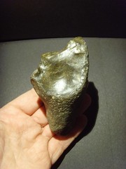 Lower Paleolithic – Fine Acheulean oblique ‘handled’ scraper. c.450,000 BP.