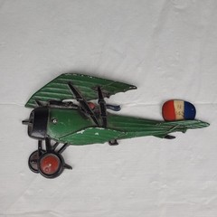 Vintage 1975 HOMCO SEXTON Set of 2 Airplanes Cast Metal Wall Art Decor Planes