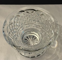 Waterford Crystal Glass Arklow Pattern Decorative Footed Trinket Candy Bowl