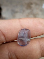 Ancient beautiful sapphire color cabochon Unknowns stone from Afghanistan