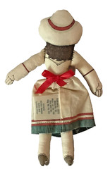 Annie Oakley Cloth Doll Toy Hallmark Cards February 1979