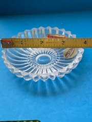 Vintage Bleikristall 24% Lead Crystal Western Germany Trinket Dish Hofbauer 1983