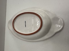 Shells And Stars Soap Dish Porcelain Oval Dish Portugal Vintage