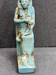 Rare Antique Pharaonic Stone Isis God Statue Ancient Egyptian Antiquities B.C