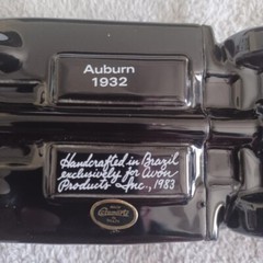 1983 Made In Brazil Avon 1932 Auburn Boattail Speedster Ceramic Statue