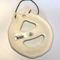 Belleek Fine Parian China Wreath “Bless This House” Hand Crafted in Ireland