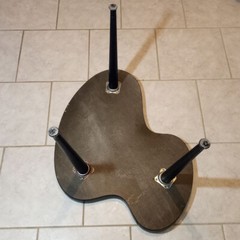 Biomorphic Modernist Art Deco Table – Amoeba Liquid Puddle Irregular Shaped