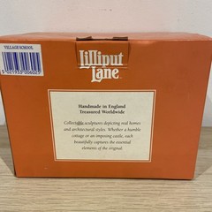Lilliput Lane Village School English Collection 1991 Includes Box Deeds