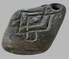 300 BC Ancient Carved Engraved Gemstone Pendant Medallion Wearable Amulet Unisex