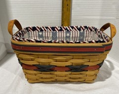 Longaberger 2000 Century Celebration Basket w/Liner