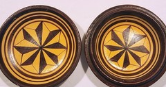 Hand Made In Greece 800 BC Copy Reproduction Geometric Clay Pottery Trinket Box