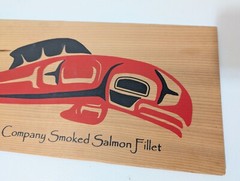 Vtg. Kasilif Fish Co. Woo Plaque Barware Man Cave Decor Sushi Bar