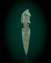 Authentic Ancient Egyptian Antiques Rare Fish Stone Amulet Pendant Figure BC