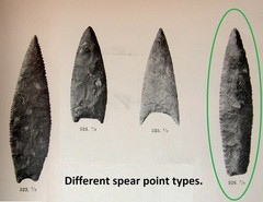 2 rare spear-points . WITH NICE FLAKING. DANISH STONE AGE NEOLITHIC. 1700 b.c.