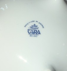 Vintage Royal Tara Fine Bone China Shamrock Hand Made Footed Bowl St. Pat’s Day