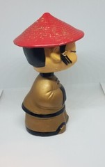 Vintage 1950’s CDGC Red Hat Asian Female Bobblehead Japan