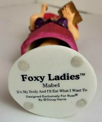 Foxy Ladies™ MABEL Bobblehead Figurine “IT’S MY BODY & I”LL EAT WHAT I WANT TO”