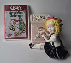 DEPT 56 THE STORYBOOK COLLECTION 2001 CLASSIC ELOISE BANK PINK & MOVIE . . .READ