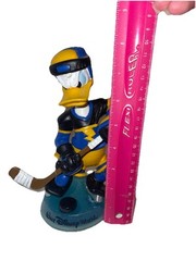 Walt Disney World 7.5″ Donald Duck Hockey Bobble Head Lightning Bolt Jersey
