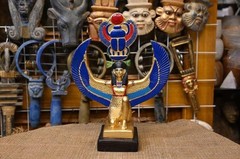 Isis Statue Antiques Pretty Gift Ancient Egyptian Mythology Rare Stone Sculpture