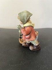 Vtg 2000 Hummel Goebel Sleigh Ride For Pup Christmas Ornament Figurine EXCELLENT