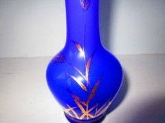 Vintage Enesco Japan Cobalt Blue over White w/ gold design Excellent condition