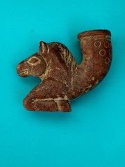 Ancient Near Eastern Jasper Stone Rhyton | Rare Collectible