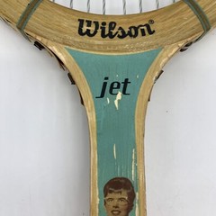 VTG 1970s Wilson Jet Billie Jean King Strata-Bow Blue 4 5/8 Tennis Racket 27″L