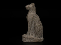 Pharaonic Stone Goddess Antiques Ancient Egyptian Antiquities Bastet Cat Statue