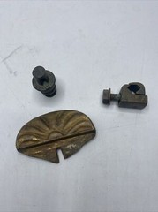 Metal Detector Finds Lot Brass? Copper? Latches Vintage Antique Parts Pieces MK