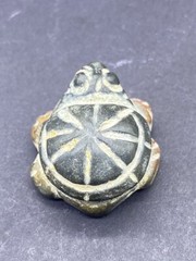 Rare Beautiful Natural Jasper Stone Authentic Near Eastern Turtle 🐢 Amulet BEAD