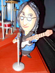 Rush Music Band by John Lamouranne The Egg Man Sculpture 2014 behind Glass RARE