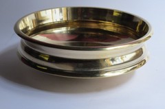 Brass Traditional Kerala Hindu Uruli VesseI Flower Pot Home Decor Urli 5.5 Inch