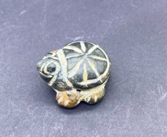 Rare Beautiful Natural Jasper Stone Authentic Near Eastern Turtle 🐢 Amulet BEAD