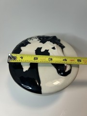 Happy Appy Valley Studio Trinket Dish Hand Painted From Ohio Made In USA .