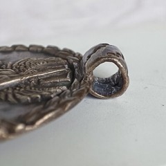 29-27 BC Ancient Roman Legionary SILVER Pendant Depicting High Detailed Victoria