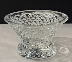 Waterford Crystal Glass Arklow Pattern Decorative Footed Trinket Candy Bowl
