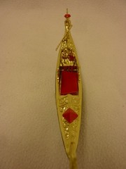 VINTAGE VENEZIA GONDOLA W/GONDOLIER ITALY SOUVENIER ORIGINAL PACKAGING