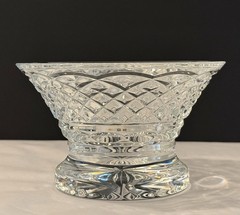 Waterford Crystal Glass Arklow Pattern Decorative Footed Trinket Candy Bowl