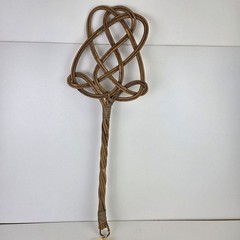 Vintage Rattan Carpet Beater – Edwardian – 28″ Long – Very Good Condition