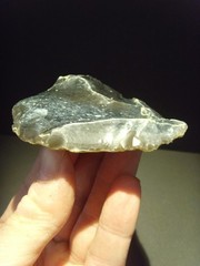 Lower Paleolithic – Fine Acheulean semi-discoid scraper. c.450,000 BP.